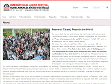 Tablet Screenshot of aikidofestival.com